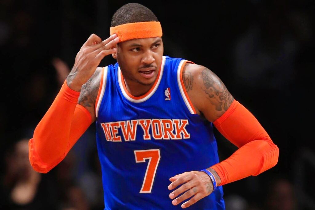 NBA-GELD Wie hoch ist das Vermögen von Carmelo Anthony? carmelo anthony